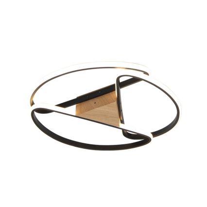 Plafonnier à intensité variable LED/75W/230V 3000-6500K marron/noir + télécommande