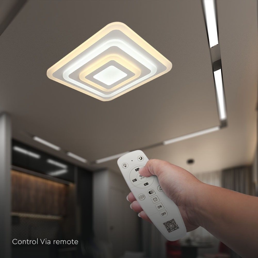 Plafonnier à intensité variable LED/77W/230V 3000-6500K + télécommande