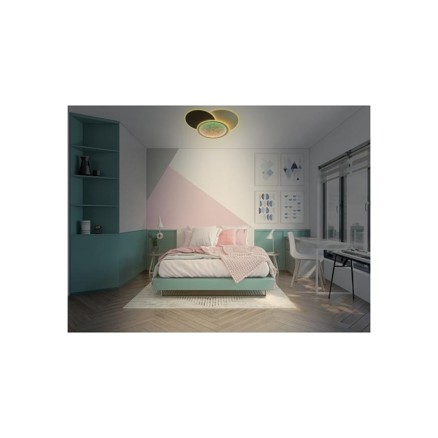 Plafonnier à intensité variable LED/80W/230V 3000-6500K blanc + télécommande