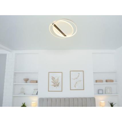 Plafonnier à intensité variable LED/80W/230V 3000-6500K blanc + télécommande