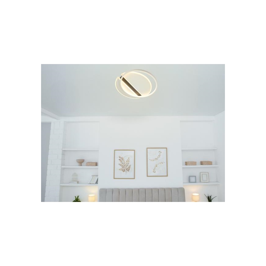 Plafonnier à intensité variable LED/80W/230V 3000-6500K blanc + télécommande