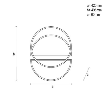 Plafonnier à intensité variable LED/80W/230V 3000-6500K blanc + télécommande
