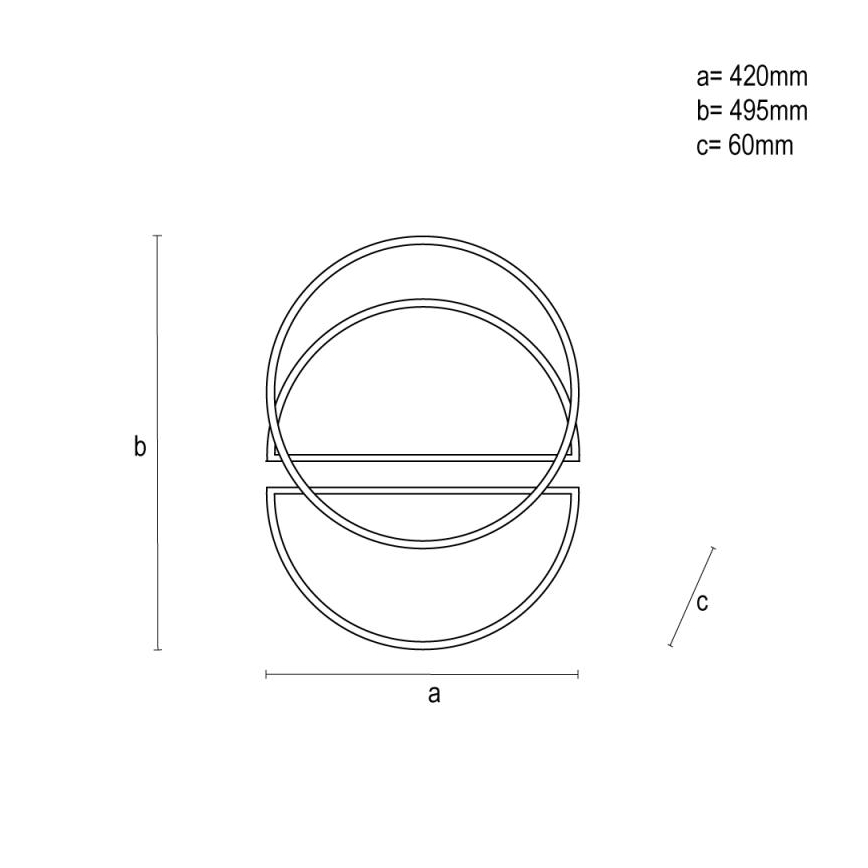 Plafonnier à intensité variable LED/80W/230V 3000-6500K blanc + télécommande
