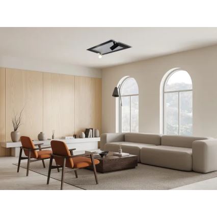 Plafonnier à intensité variable LED/80W/230V 3000-6500K noir + télécommande