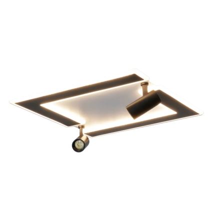 Plafonnier à intensité variable LED/80W/230V 3000-6500K noir + télécommande