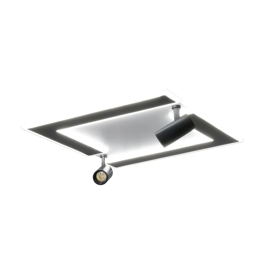Plafonnier à intensité variable LED/80W/230V 3000-6500K noir + télécommande