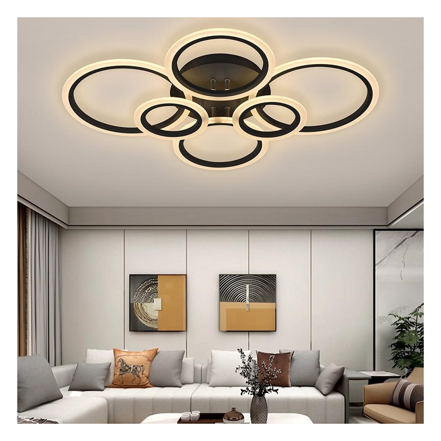 Plafonnier à intensité variable LED/85W/230V 3000-6500K + Télécommande