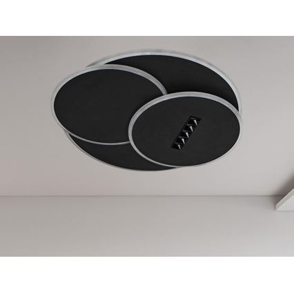 Plafonnier à intensité variable LED/90W/230V 3000-6500K noir + télécommande