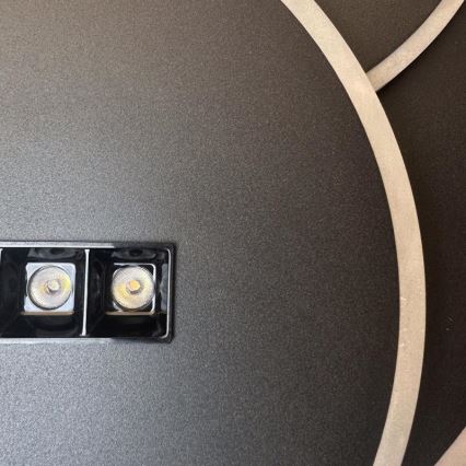 Plafonnier à intensité variable LED/90W/230V 3000-6500K noir + télécommande