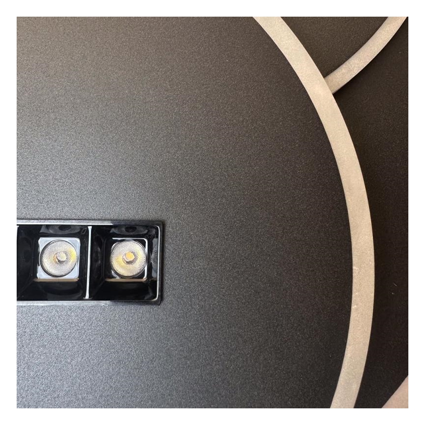Plafonnier à intensité variable LED/90W/230V 3000-6500K noir + télécommande
