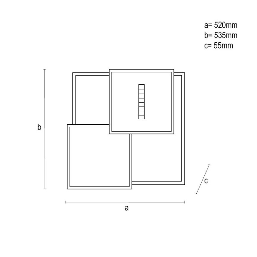 Plafonnier à intensité variable LED/95W/230V 3000-6500K blanc + télécommande