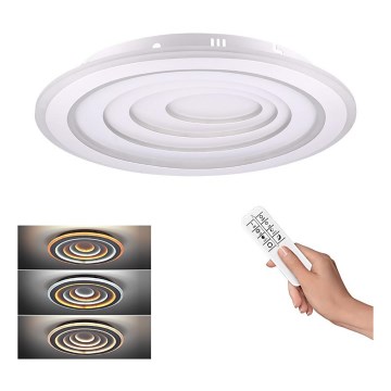 Plafonnier à intensité variable LED CASCADE LED/111W/230V 3000-6500K + télécommande