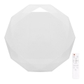 Plafonnier à intensité variable LED DIAMANT LED/50W/230V + télécommande