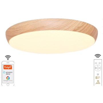 Plafonnier à intensité variable LED LED/48W/230V 2700-6500K Wi-Fi Tuya + télécommande