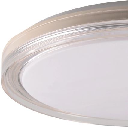 Plafonnier à intensité variable salle de bain CASSANDRA LED/72W/230V d. 49 cm 3000-6000K IP44 + télécommande