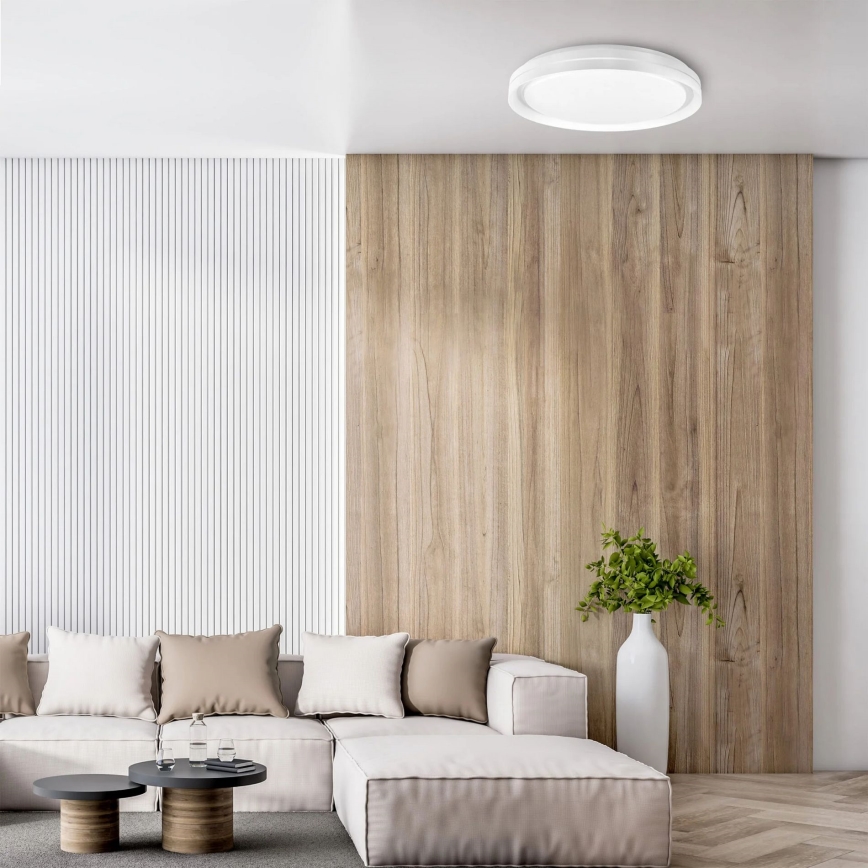Plafonnier à intensité variable salle de bain ELIZA LED/48W/230V d. 38,5 cm 3000-6000K IP44 + télécommande