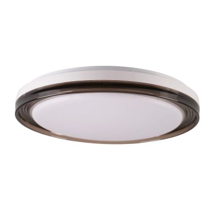 Plafonnier à intensité variable LED salle de bain HALINA LED/48W/230V 3000-6000K d. 38 cm IP44 noir + Télécommande