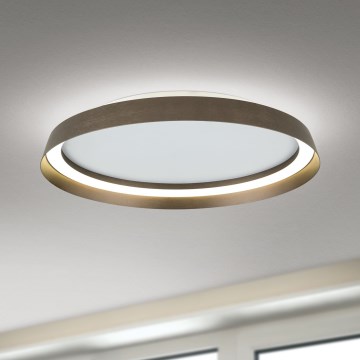 Plafonnier à intensité variable MANTA LED/38W/230V 2700/3000/4000K d. 45 cm marron