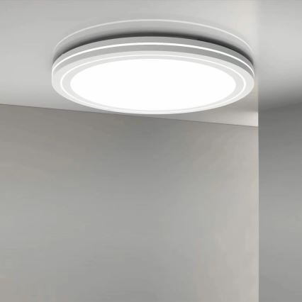 Plafonnier à intensité variable salle de bain MARIAN LED/72W/230V d. 48 cm 3000-6000K IP44 + télécommande