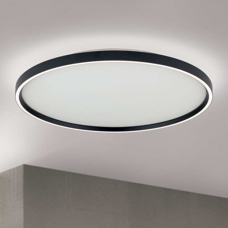 Plafonnier à intensité variable MASCA LED/47W/230V 2700/3350/4000K d. 60 cm noir
