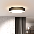 Plafonnier à intensité variable PENLEY LED/48W/230V 3000-6500K d. 40 cm noir + télécommande