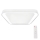 Plafonnier à intensité variable QUADRO LED/38W/230V 3000-6000K blanc + Télécommande