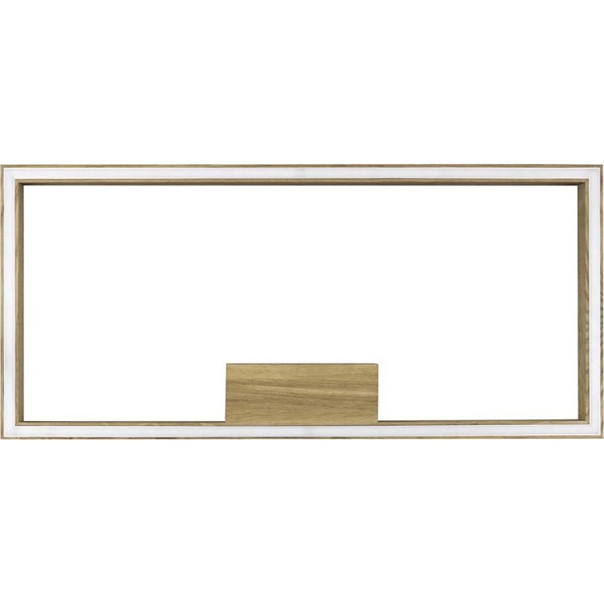 Plafonnier à intensité variable RAMME LED/34W/230V chêne mat + Télécommande