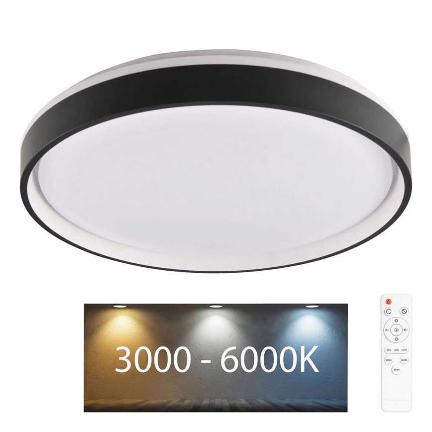 Plafonnier à intensité variable salle de bain JADWIGA LED/72W/230V d. 48 cm 3000-6000K IP44 + télécommande