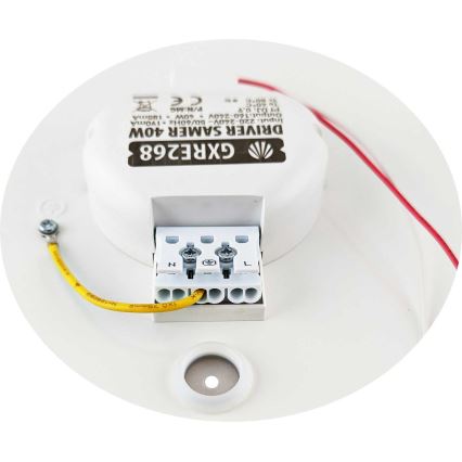 Plafonnier à intensité variable SAMER LED/40W/230V 2900-6000K + Télécommande