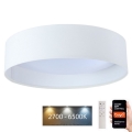 Plafonnier à intensité variable SMART GALAXY LED/36W/230V d. 55 cm 2700-6500K Wi-Fi Tuya blanc + Télécommande