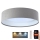 Plafonnier à intensité variable SMART GALAXY LED/36W/230V d. 55 cm 2700-6500K Wi-Fi Tuya gris/blanc + Télécommande
