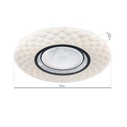 Plafonnier à intensité variable TOKYO LED/48W/230V + télécommande