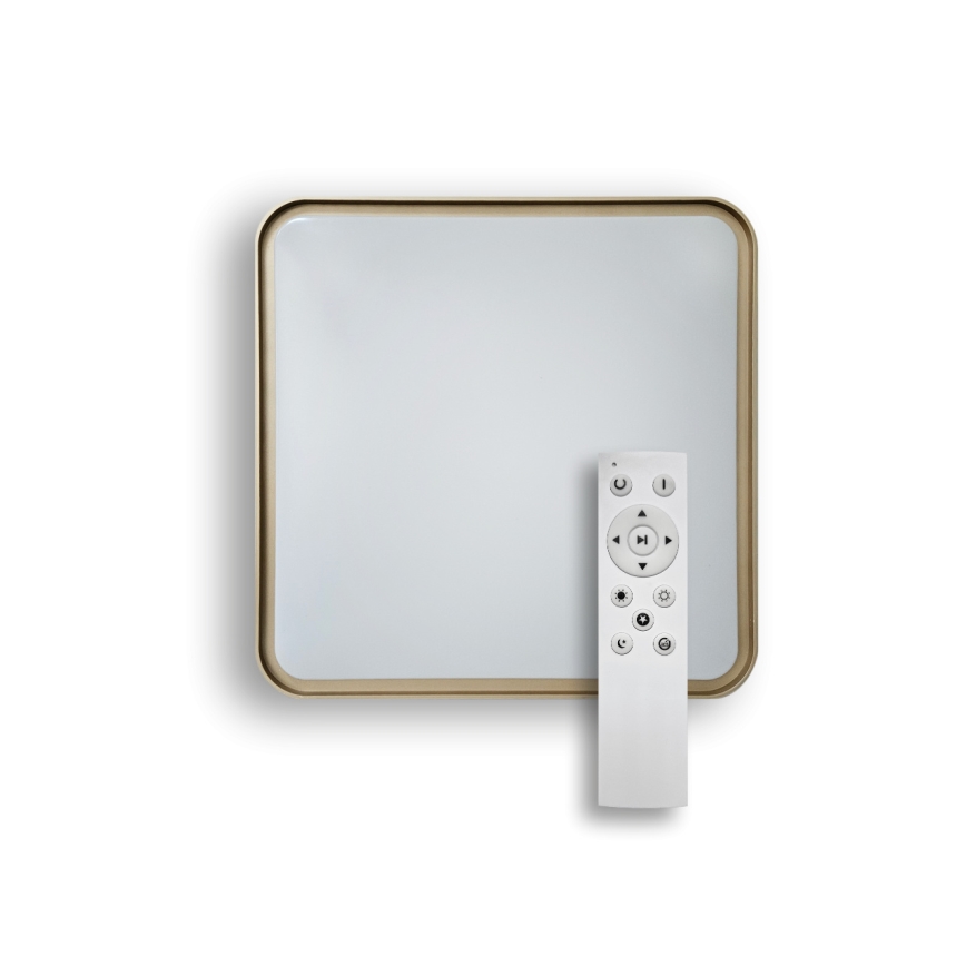 Plafonnier à intensité variable UNA LED/60W/230V 2700-6500K 50x50 cm + télécommande