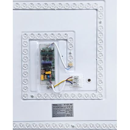 Plafonnier à intensité variable UNA LED/60W/230V 2700-6500K 50x50 cm + télécommande