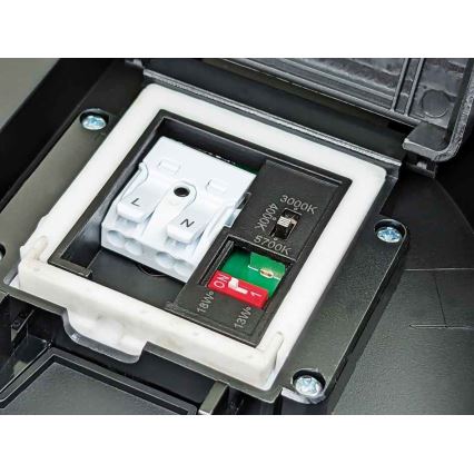 Plafonnier à intensité variable salle de bain VARIO LUMO LED/13/18W/230V 3000/4000/5700K d. 36 cm IP44 noir