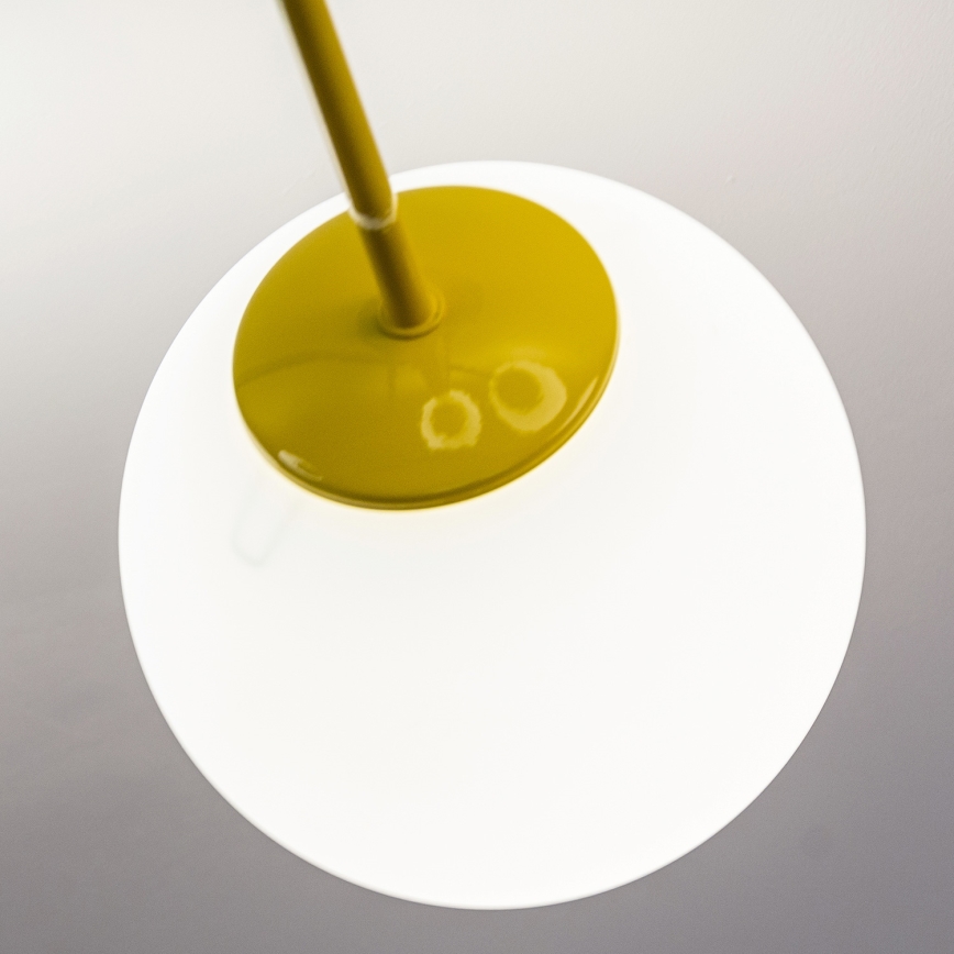 Plafonnier à montage en saillie MOON 6 x E27 / 15 W / 230 V, turquoise / jaune / bleu