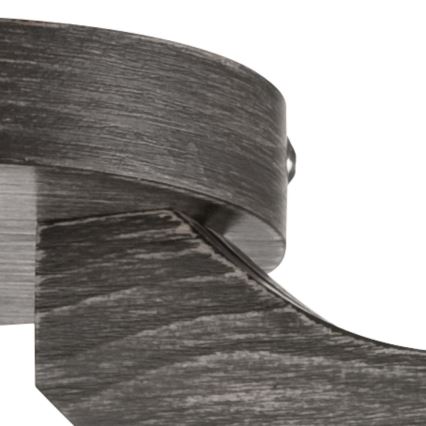 Plafonnier ADRIANO 3xE27/60W/230V en hêtre