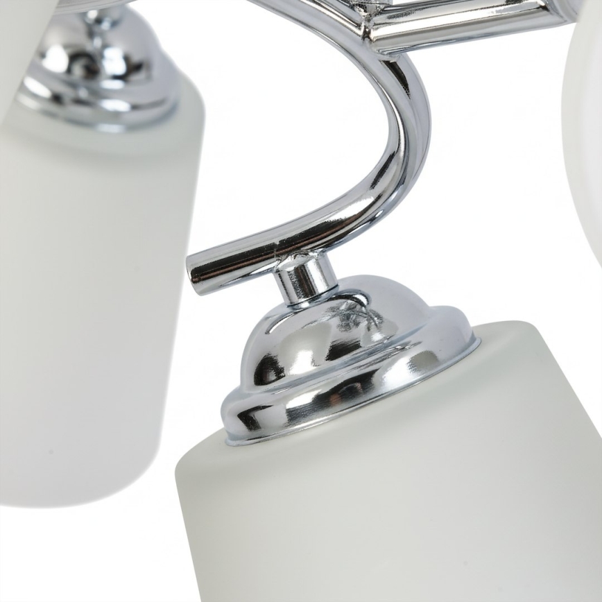 Plafonnier affleurant PAFOS 5xE27/15W/230V chrome brillant