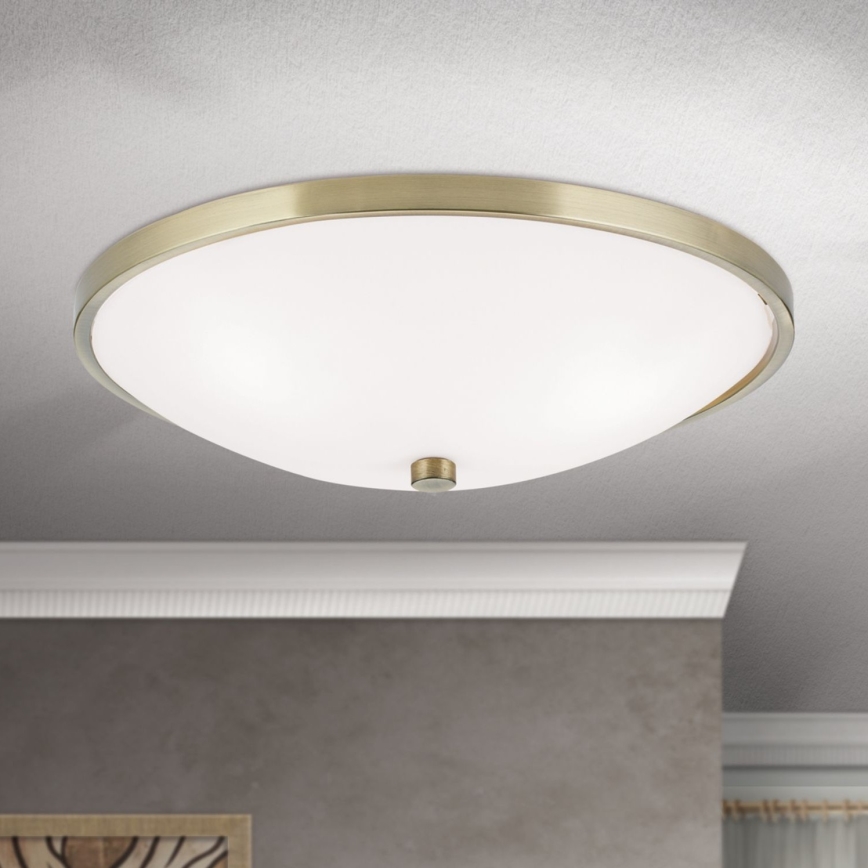Plafonnier AIDA 3xE27/60W/230V d. 40 cm laiton