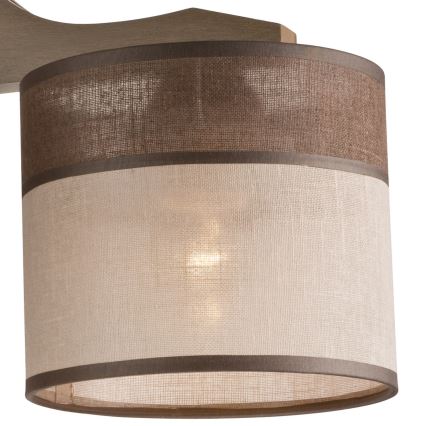 Plafonnier ANDREA 3xE27/60W/230V en hêtre