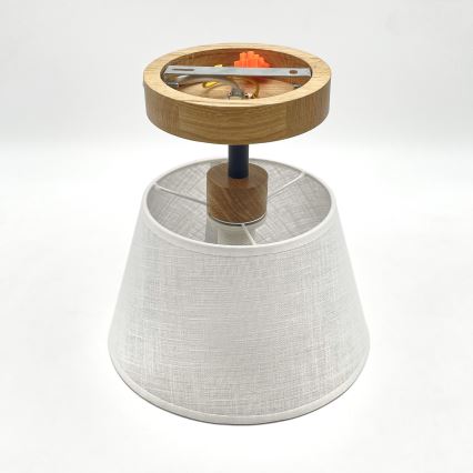 Plafonnier ANTONIO 1xE14/60W/230V blanc/chêne