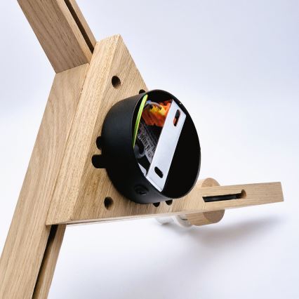 Plafonnier ANTONIO 3xE14/40W/230V chêne
