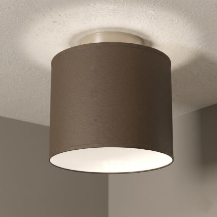 Plafonnier ARDEN 1xE27/15W/230V Ø 18 cm marron