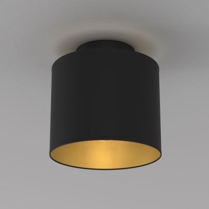 Plafonnier ARDEN 1xE27/15W/230V Ø 18 cm noir