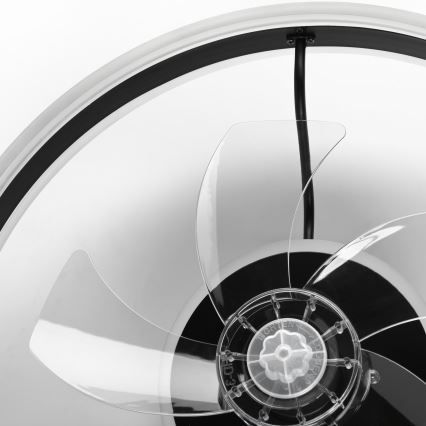 Plafonnier à intensité variable avec ventilateur APOLLO LED/38W/230V noir + Télécommande