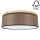 Plafonnier BENITA 2xE27/25W/230V d. 48 cm marron/chêne – FSC certifié