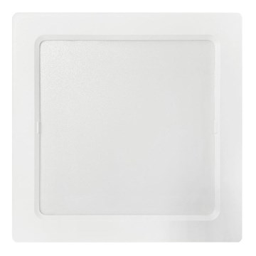 Plafonnier BLOCK LED/12W/230V 4000K 16,7x16,7 cm blanc