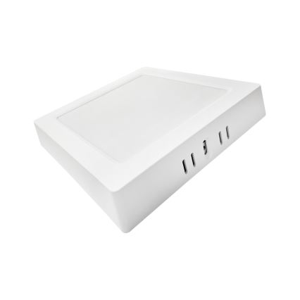 Plafonnier BLOCK LED/12W/230V 4000K 16,7x16,7 cm blanc