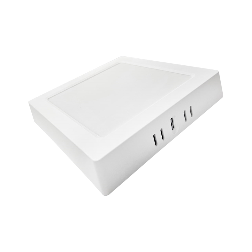 Plafonnier BLOCK LED/12W/230V 4000K 16,7x16,7 cm blanc