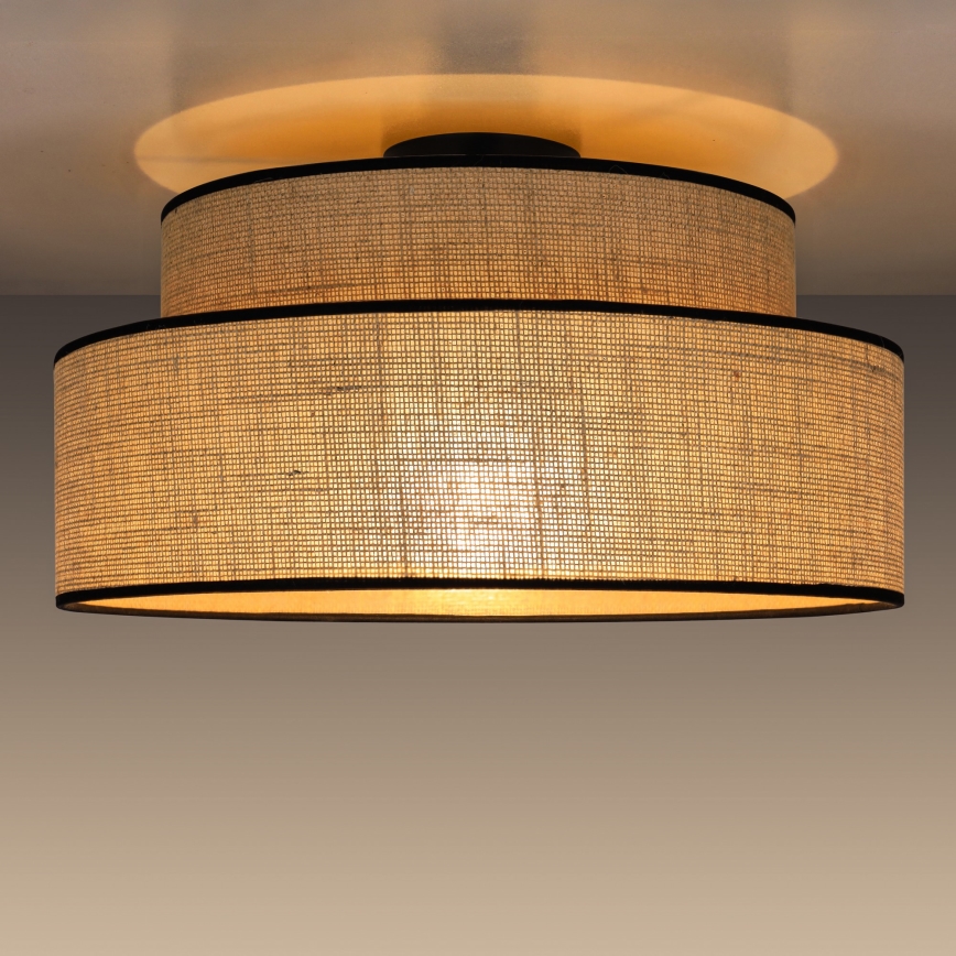 Plafonnier BOHO 1xE27/60W/230V beige